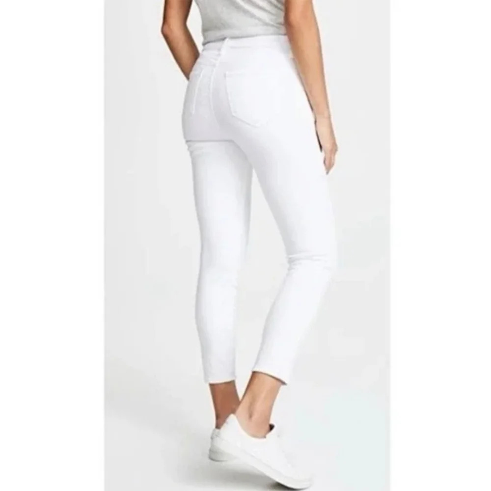 L'Agence Chantal Low Rise Skinny Jean Blanc White 24 - Picture 5 of 10
